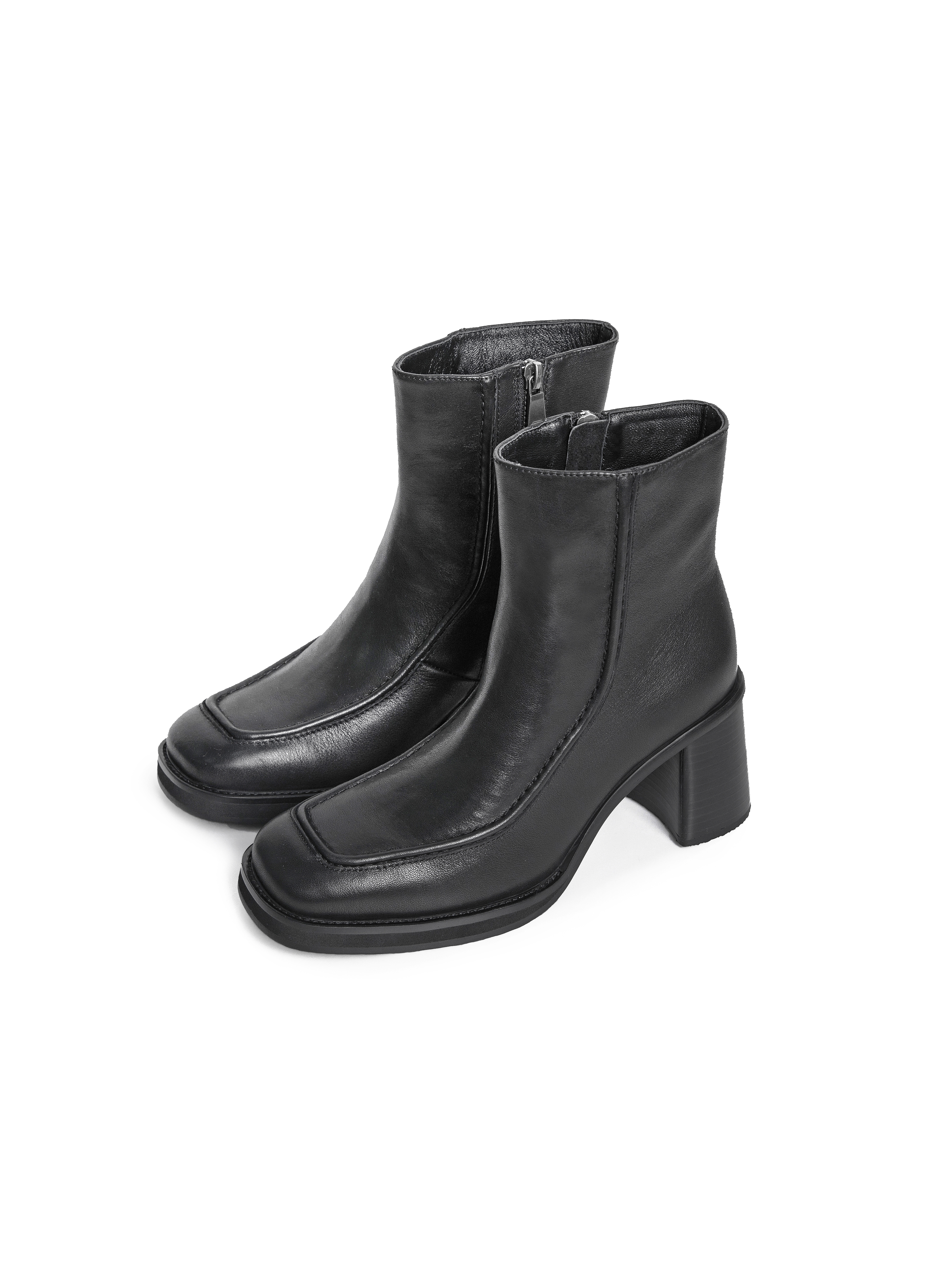 Leather ankle boots - 274N