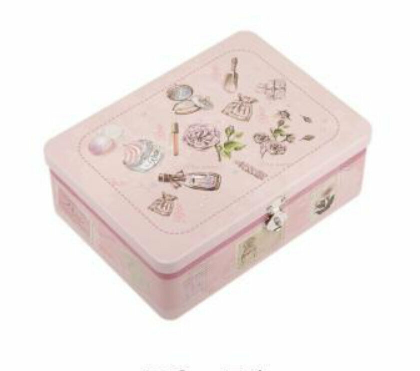 Popular lockable password storage iron box (large size 51) (length 24.5cm*width 18cm*height 8.5cm)