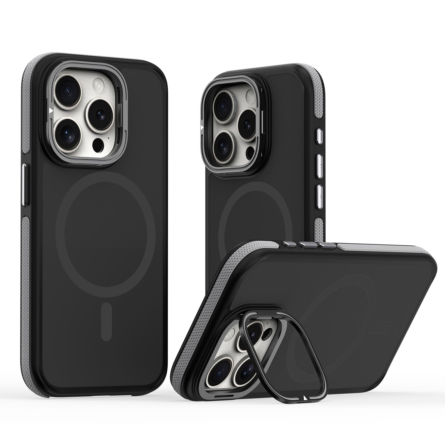 XPRO - Mag AG Stand - iPhone 16 Pro Max Case 防撞磁吸支架防滑舒適手感磨砂手機保護殼
