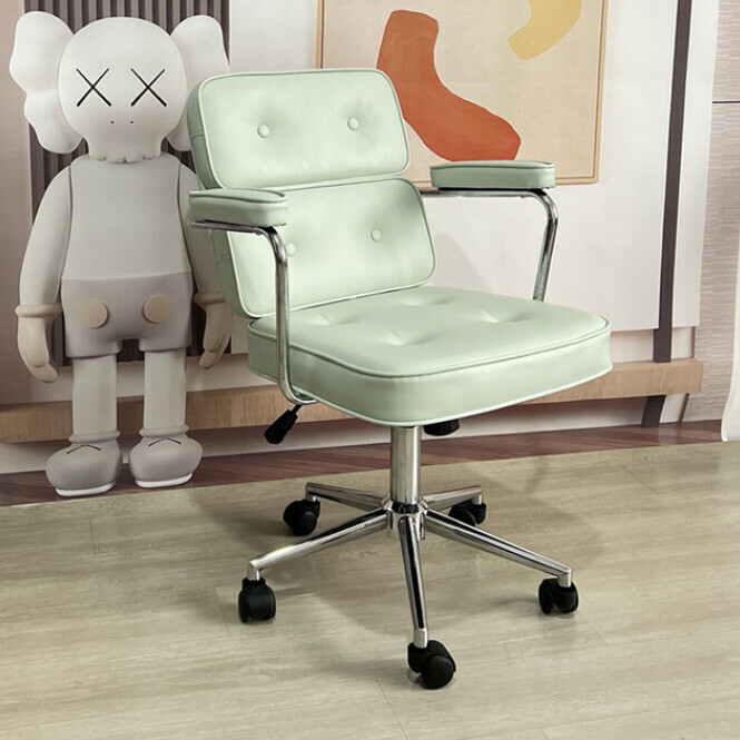 Popular computer chair, office chair, dormitory durable simple style chair (green)