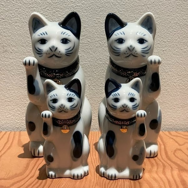 現貨┃日本製 BEAMS JAPAN 招財貓節 中外陶園 瀨戶招財貓 染付