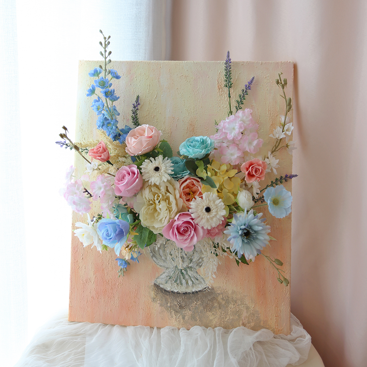 FD18｜織夢花園立體花畫