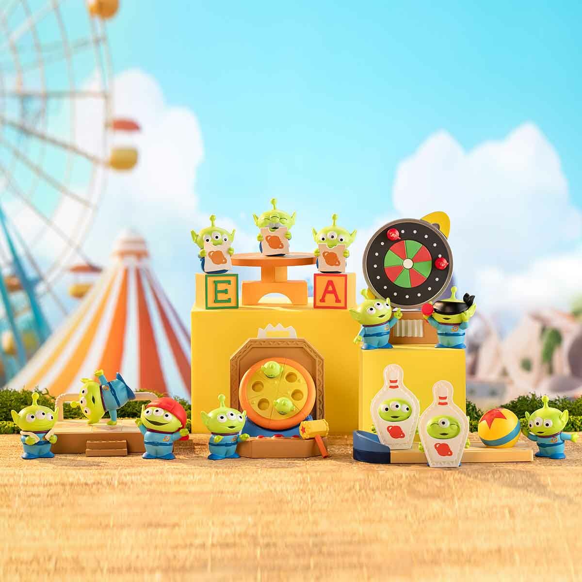 POP MART 泡泡瑪特 PIXAR ALIEN PARTY GAMES 三眼怪聚會遊戲 場景 公仔 盒玩 盲盒【PPMT-021】