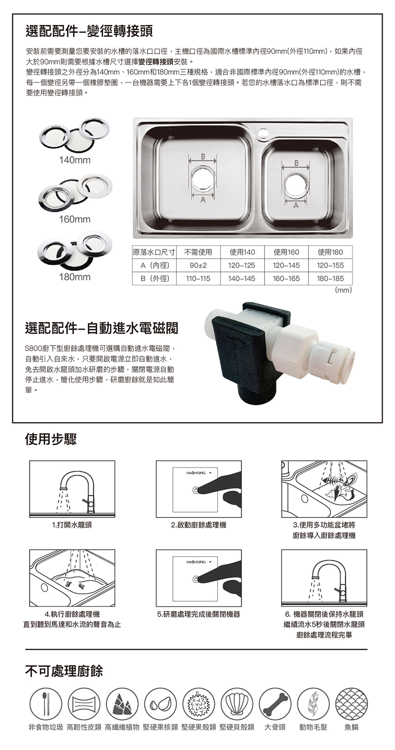 廚事寶 S800廚下型廚餘處理機