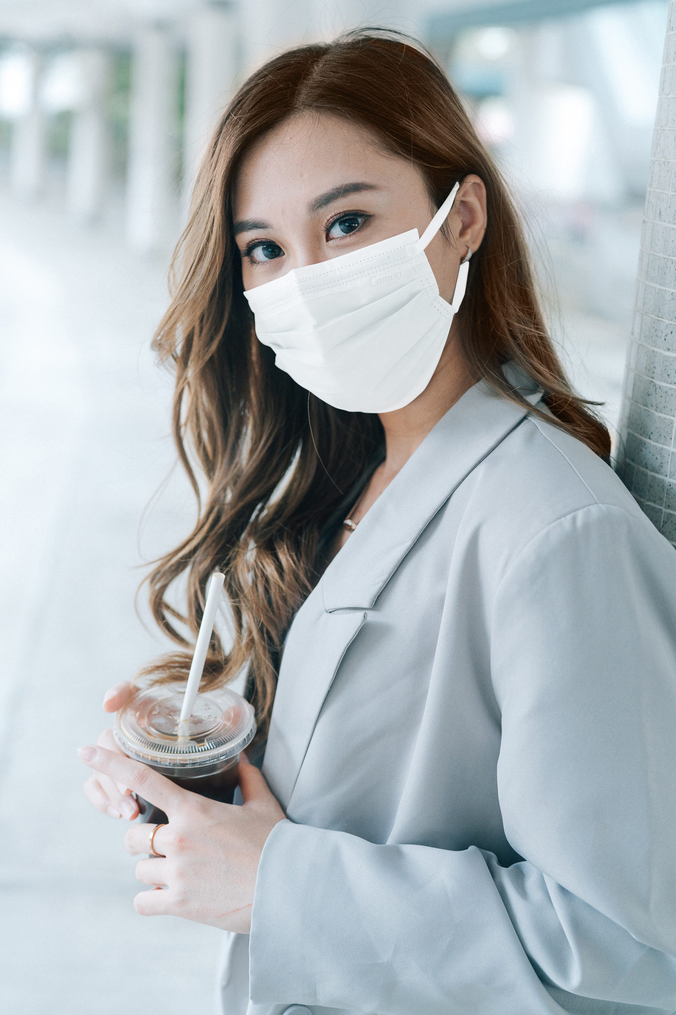 【中碼 160mm】香港製 - Canuxi Pro 高透氣 外科耳掛式口罩 ASTM Level 3 (獨立包裝)