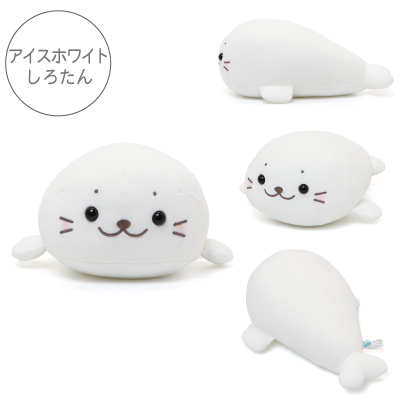 Sirotan 絨毛娃娃 涼感 藍色/ 白色 22cm