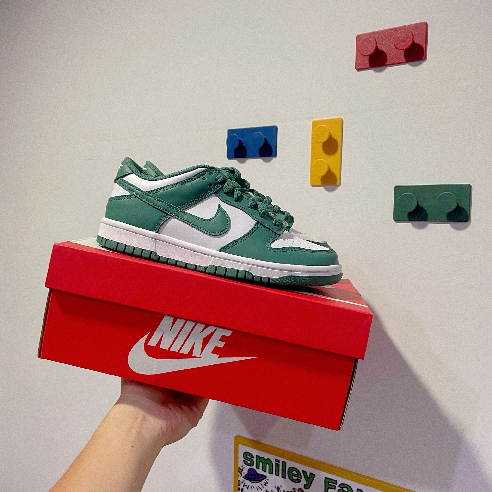 Nike Dunk Low GS 叢林秘境 雲杉綠 白綠 HF4798-100