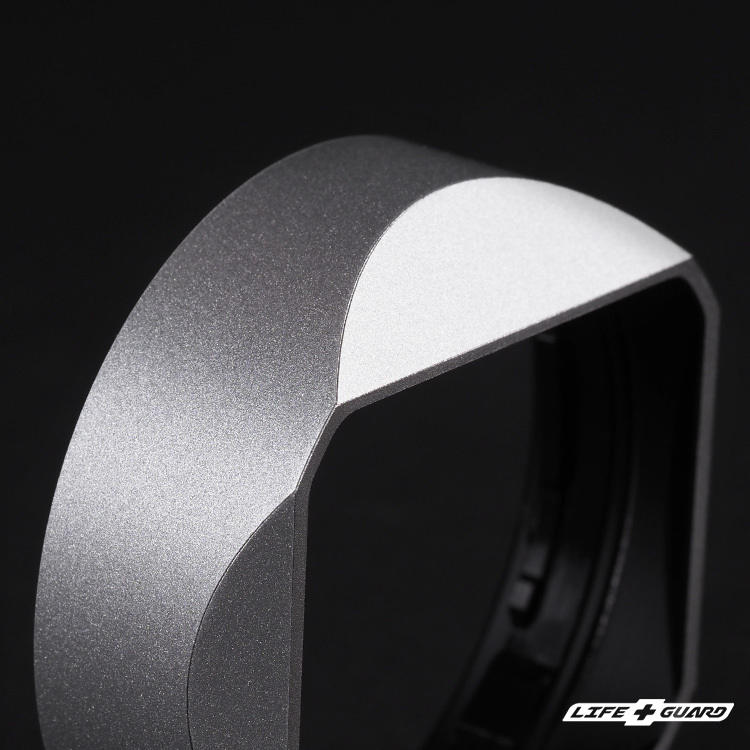 LIFE+GUARD 鏡頭貼膜安裝示意，適用 Squarehood XF 23mm F2 / XF 35mm F2