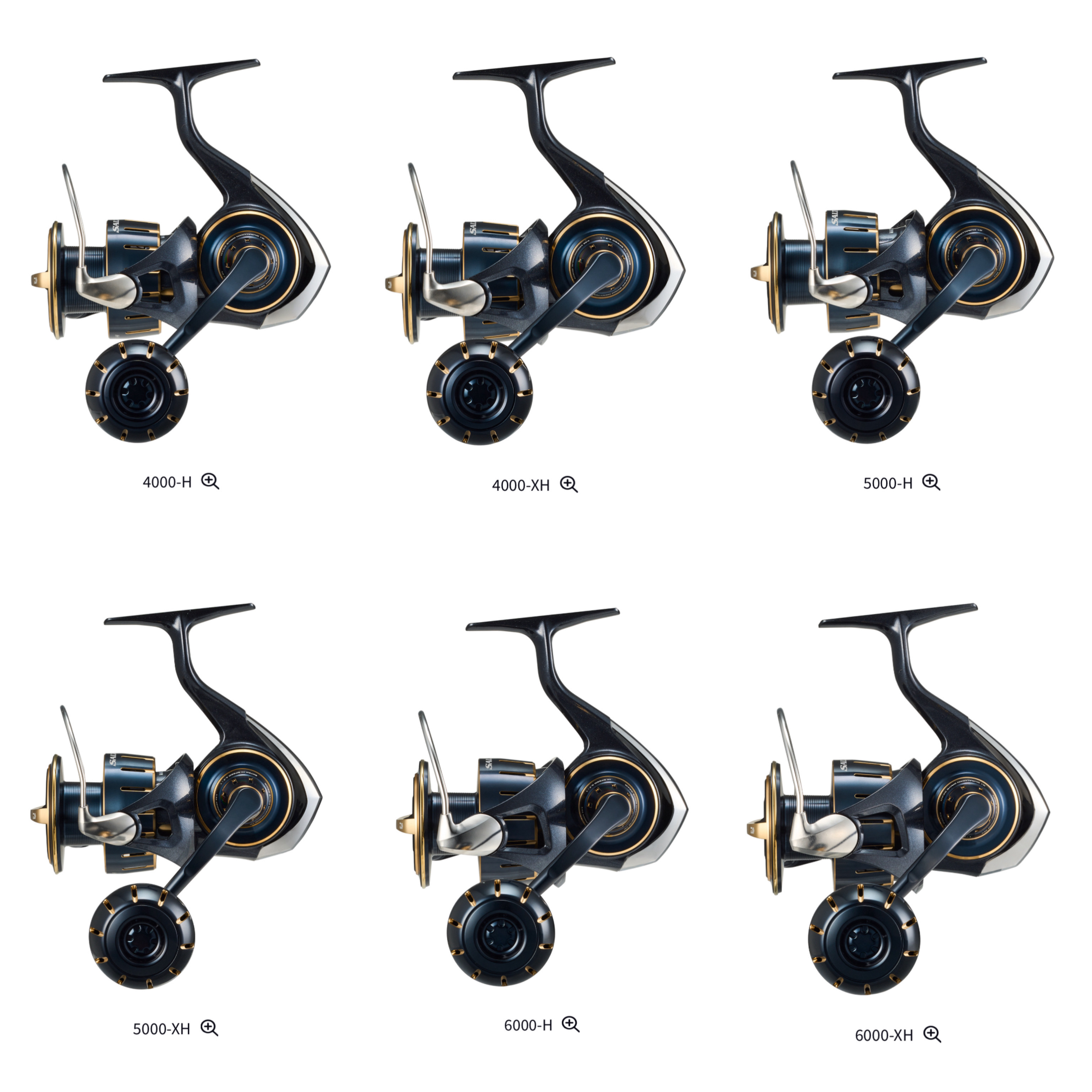 DAIWA SALTIGA 4000 / 5000 / 6000 Spinning Reel