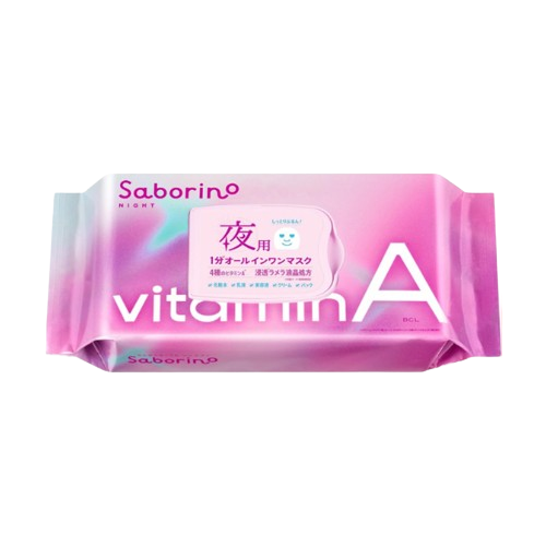 BCL Saborino 晚安面膜（30 片裝）（維他命A／雛菊香）