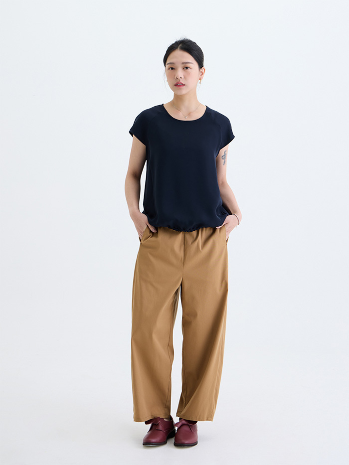 日走拉克蘭切袖上衣-野莓