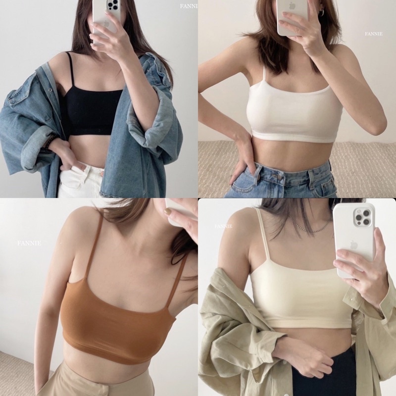 闆娘大力推薦💯短版細肩小可愛Bratop(5色/短版)