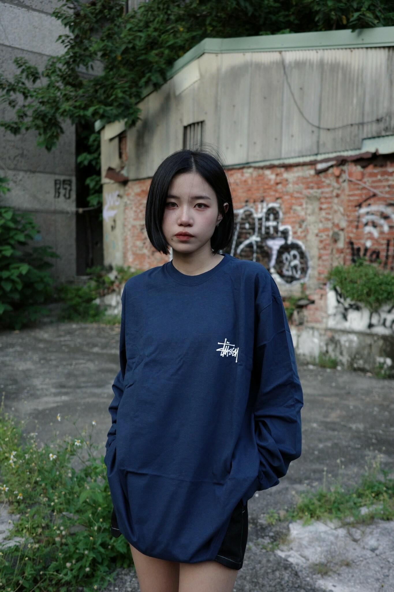 Stussy 基本logo 薄長袖 兩色現貨到 1994870