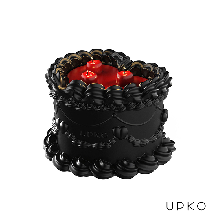 UPKO 午夜甜心蛋糕低溫滴蠟蠟燭