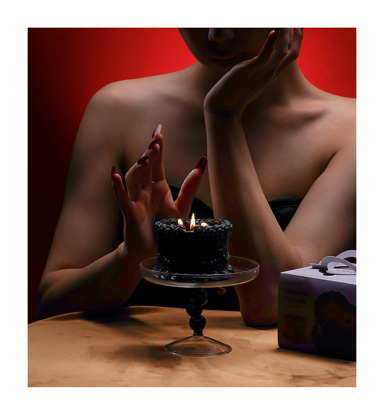 UPKO 午夜甜心蛋糕低溫滴蠟蠟燭