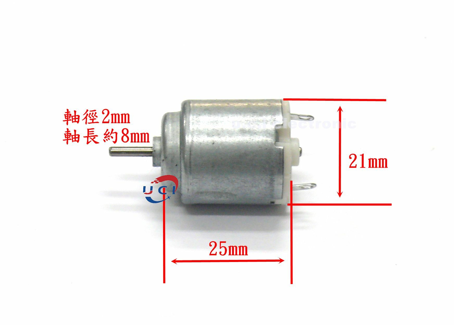 【UCI電子】(L-42) R140 小馬達 電機 微型馬達1.5-6V 四驅車配件 140小馬達