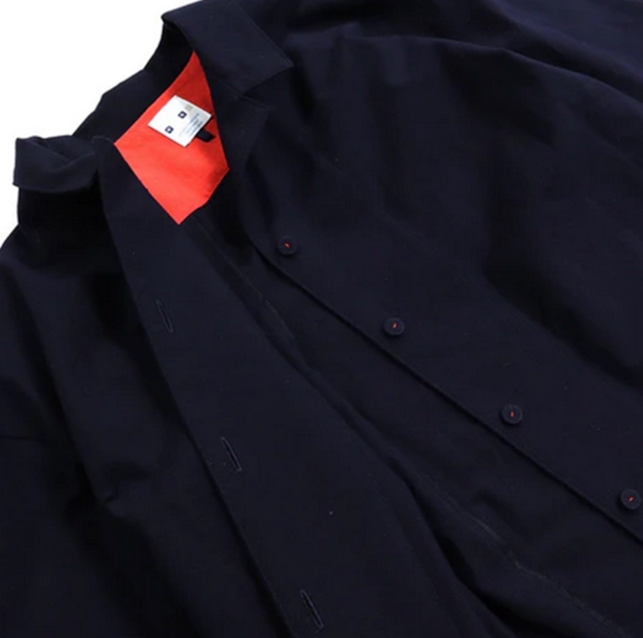 中長外套開襟連衣裙