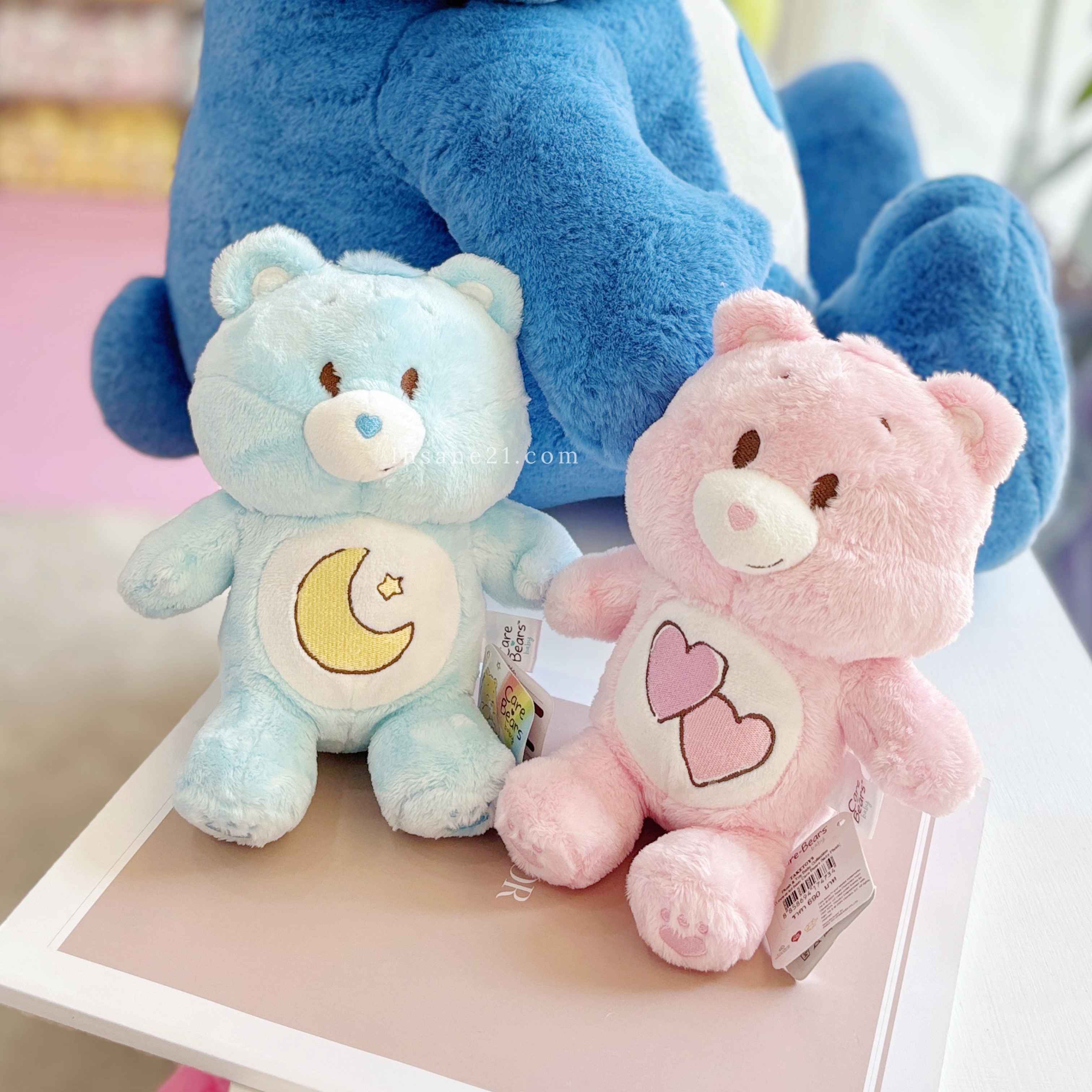 CARE BEARS彩虹熊 大頭胖胖玩偶 嬰兒系列 毛絨玩具 代購