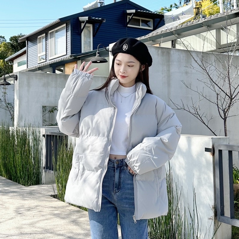 寒流救星✨霧感保暖鋪棉立領麵包外套🍞(3色)