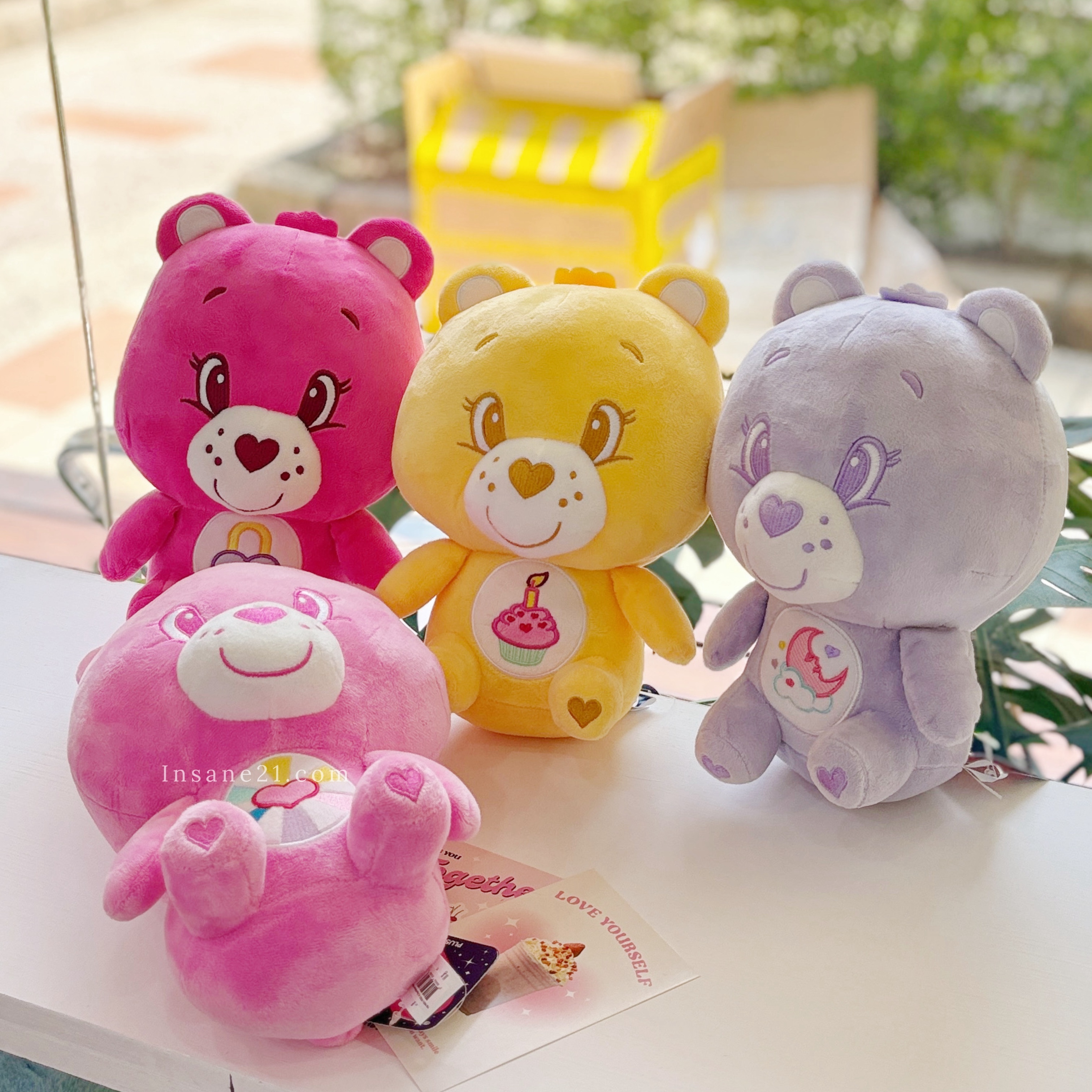 CARE BEARS彩虹熊 大頭娃娃 玩偶 韓國版 擺設 代購