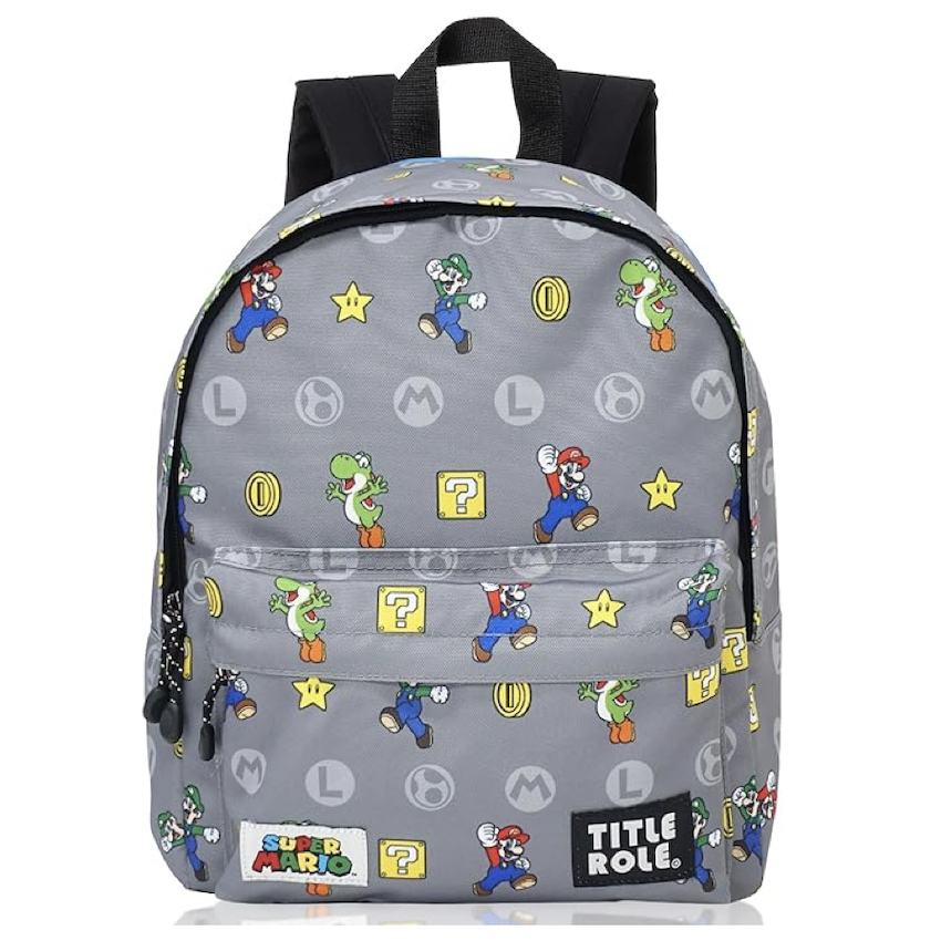 日本 Title Role x Super Mario 兒童書包