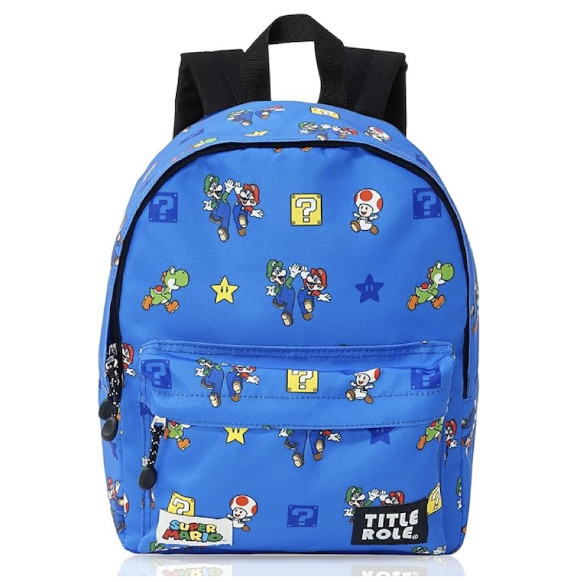 日本 Title Role x Super Mario 兒童書包