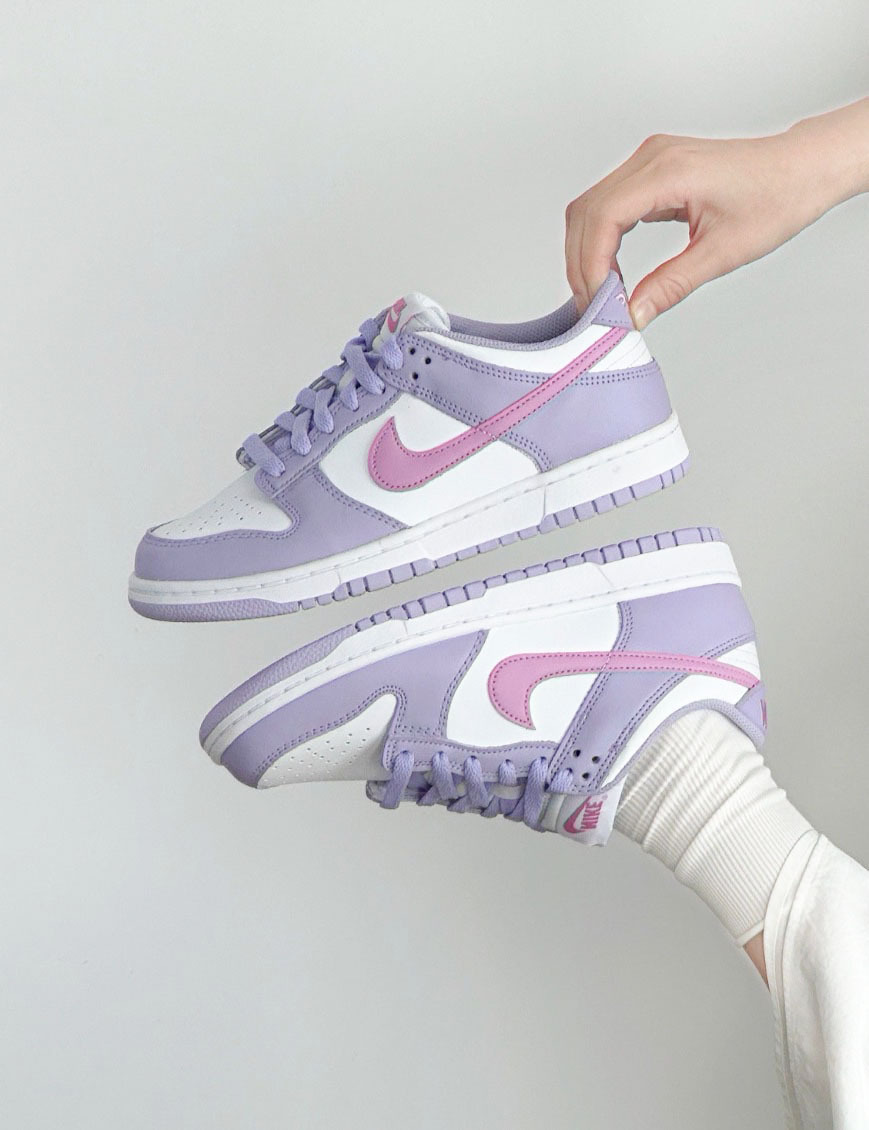 NIKE DUNK LOW GS 'Lilac Bloom Pink' 夢幻粉紫 星黛露配色 低筒 休閒鞋 HQ1185161