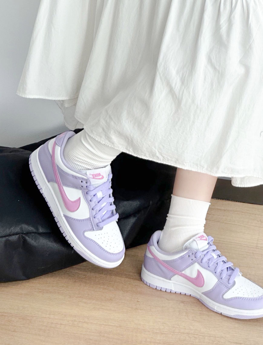 NIKE DUNK LOW GS 'Lilac Bloom Pink' 夢幻粉紫 星黛露配色 低筒 休閒鞋 HQ1185161
