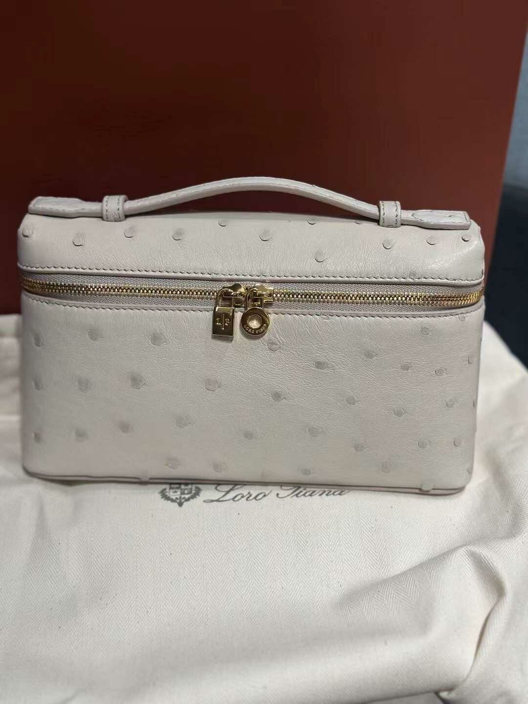 LP extra pocket L19 ostrich Ostrich 米白色 cc