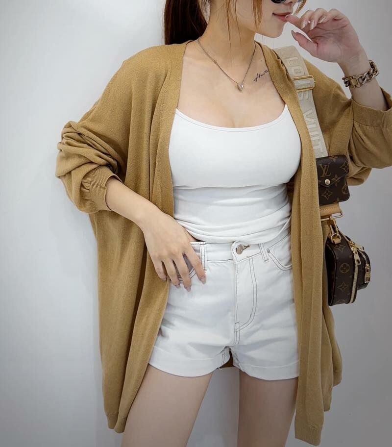 【一定要買的針織紗長版罩衫外套】（現貨）