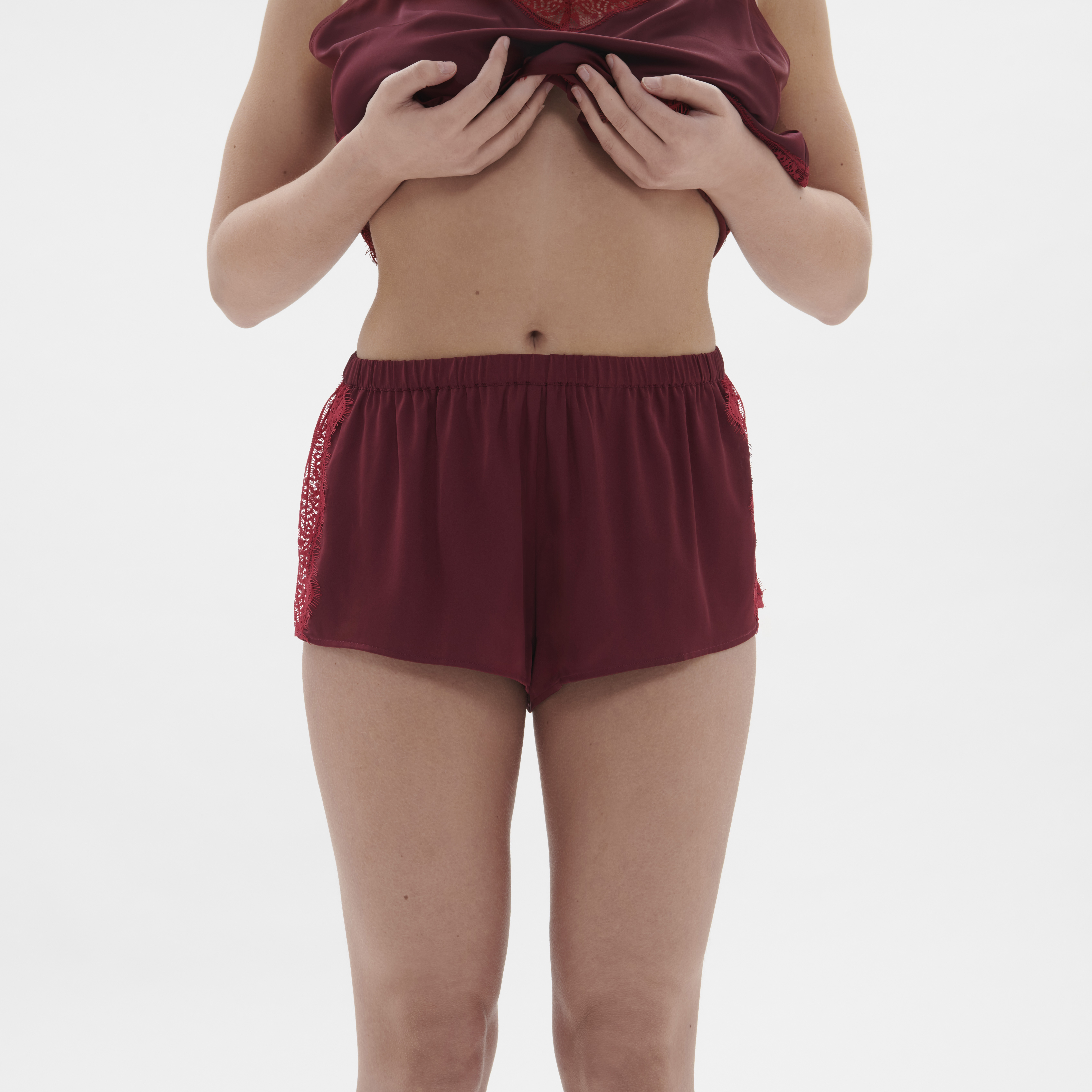 SATIN SECRETS 秘密 短褲  魅惑晶紅