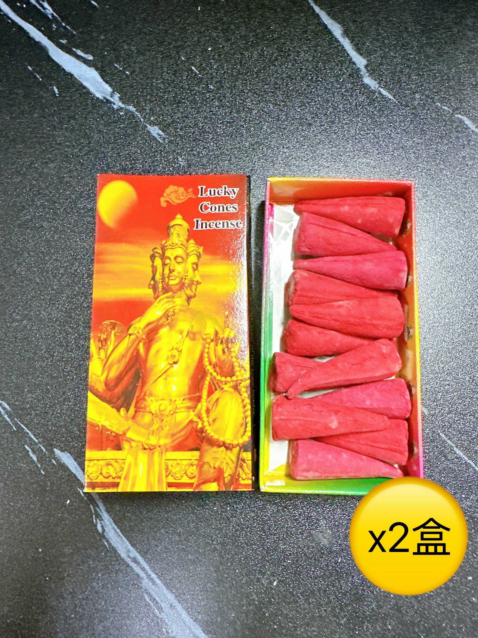 泰國直送 四面神 象神 招財女神 專用三角供香 (2盒)