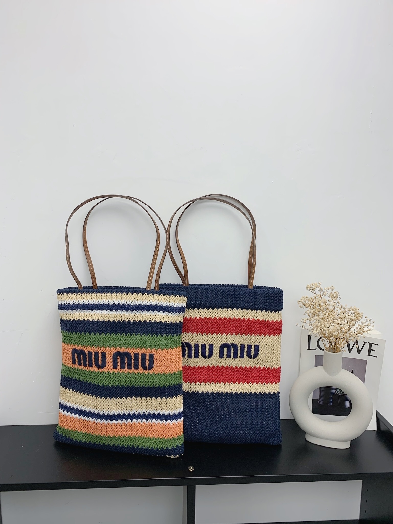 Miu Miu Crochet Tote Bag