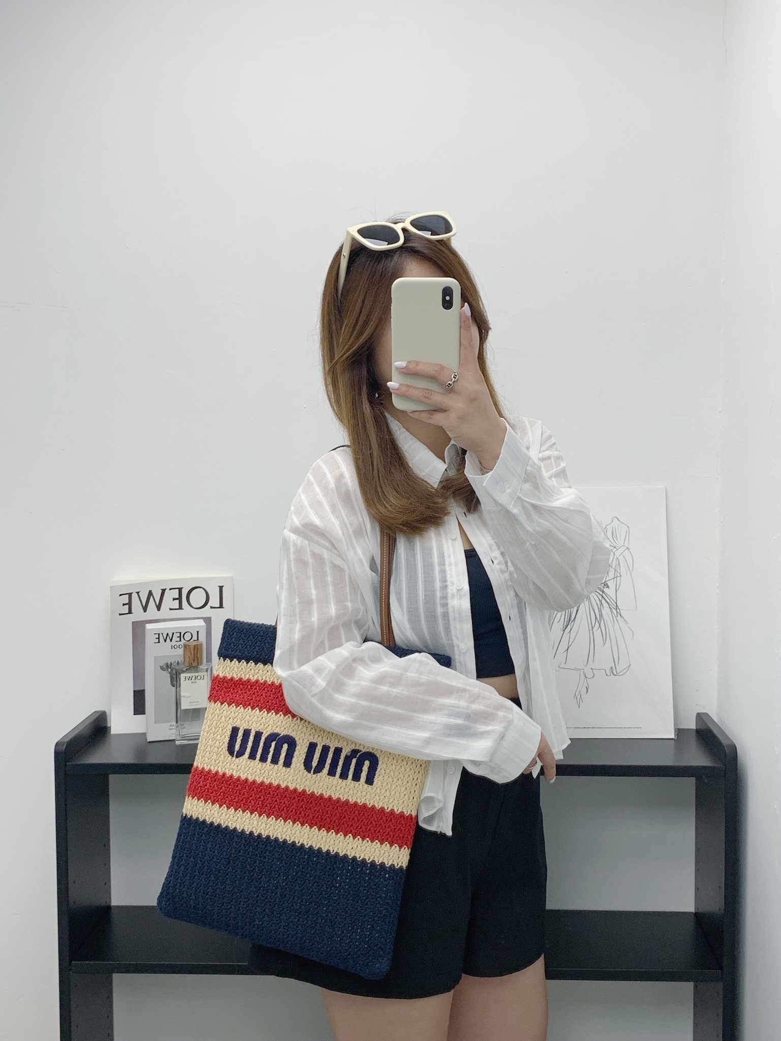 Miu Miu Crochet Tote Bag
