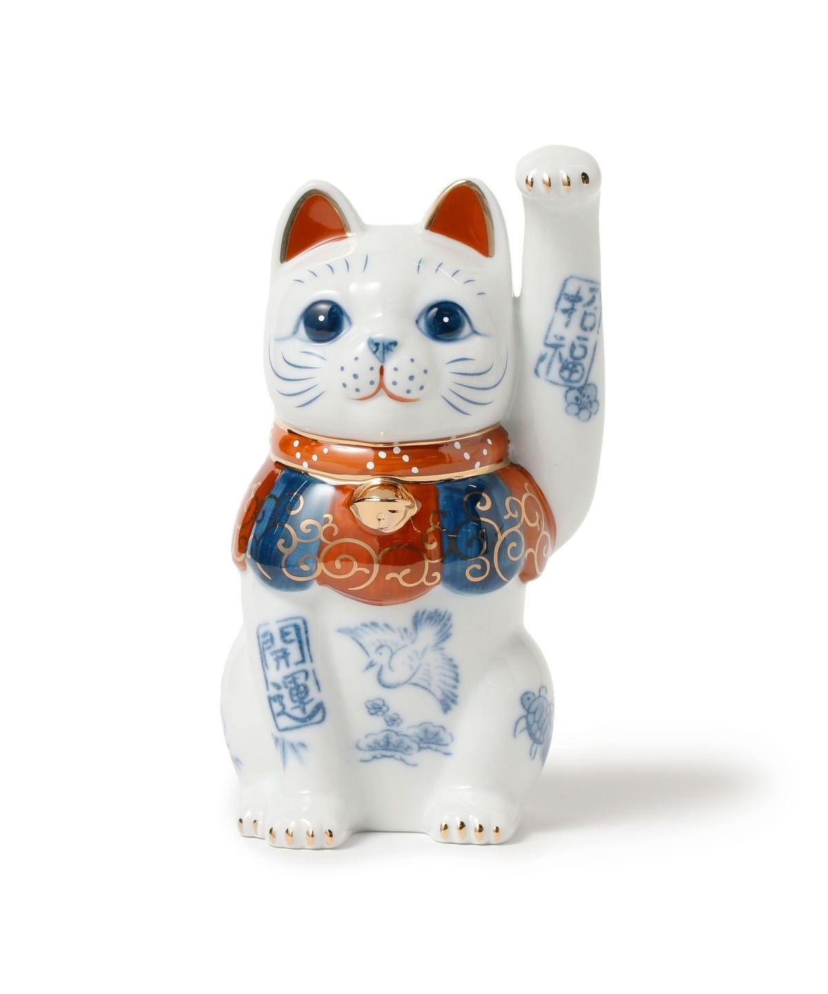 現貨┃BEAMS JAPAN 中外陶園 長手 染錦開運招福貓 左手 右手 4.5号