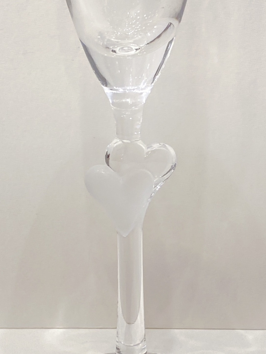 愛心造型杯柄香檳杯