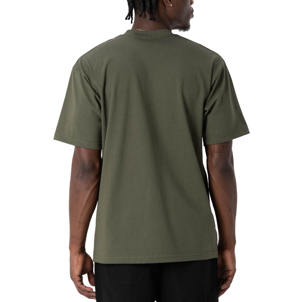 Pro Club 男士重磅棉質短袖圓領T恤 橄欖綠