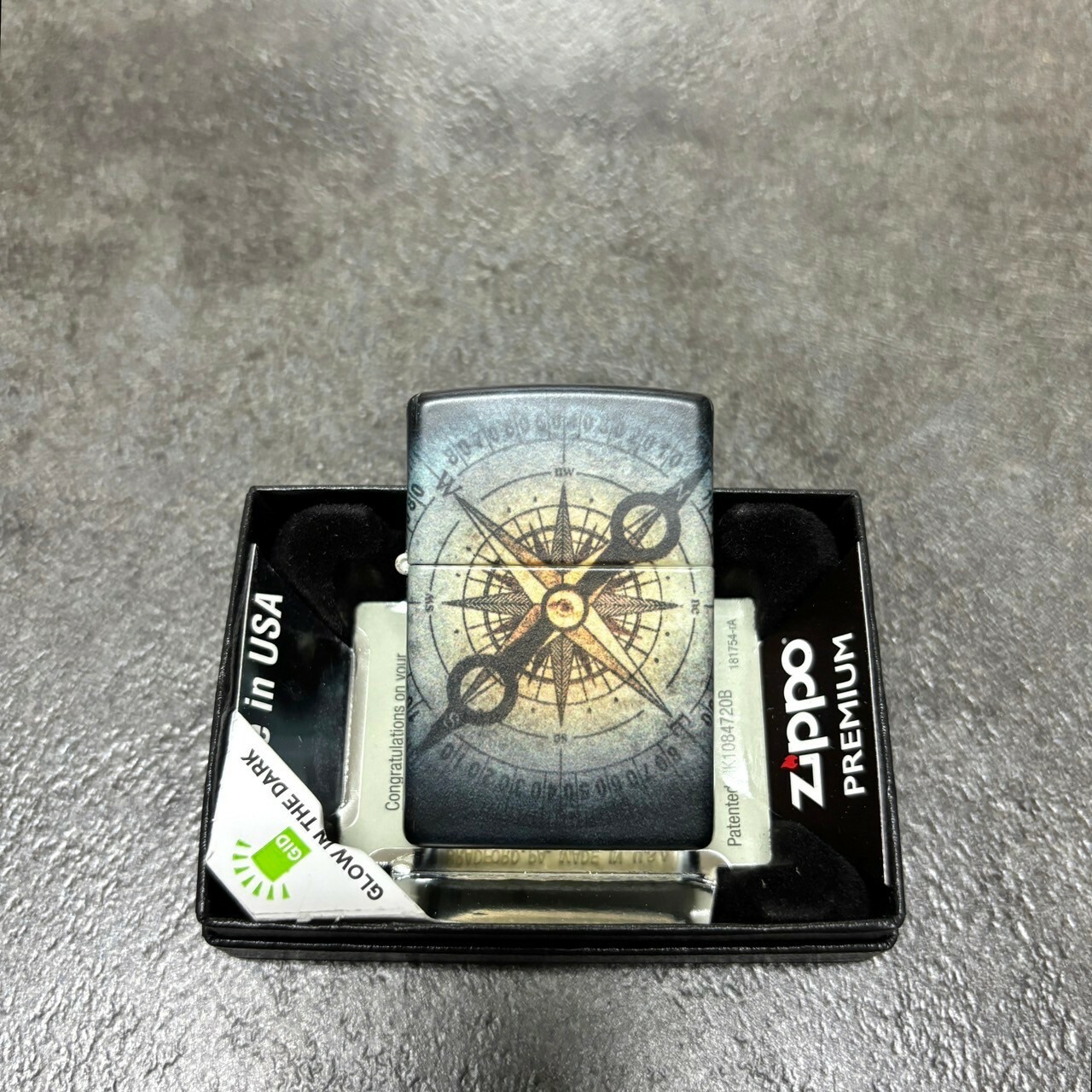【zippo】德國原裝正品、羅盤骷髏、煤油打伙機、彩印平面款（內膽可選搭ZIPPO/ZORRO/充氣/煤油）