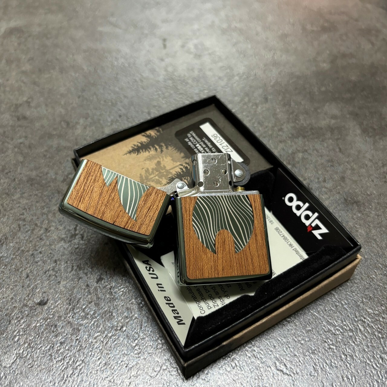 【zippo】德國原裝正品、煤油打伙機、原木系列 WOODCHUCK聯名 - 大火焰（內膽可選搭ZIPPO/ZORRO/充氣/煤油）