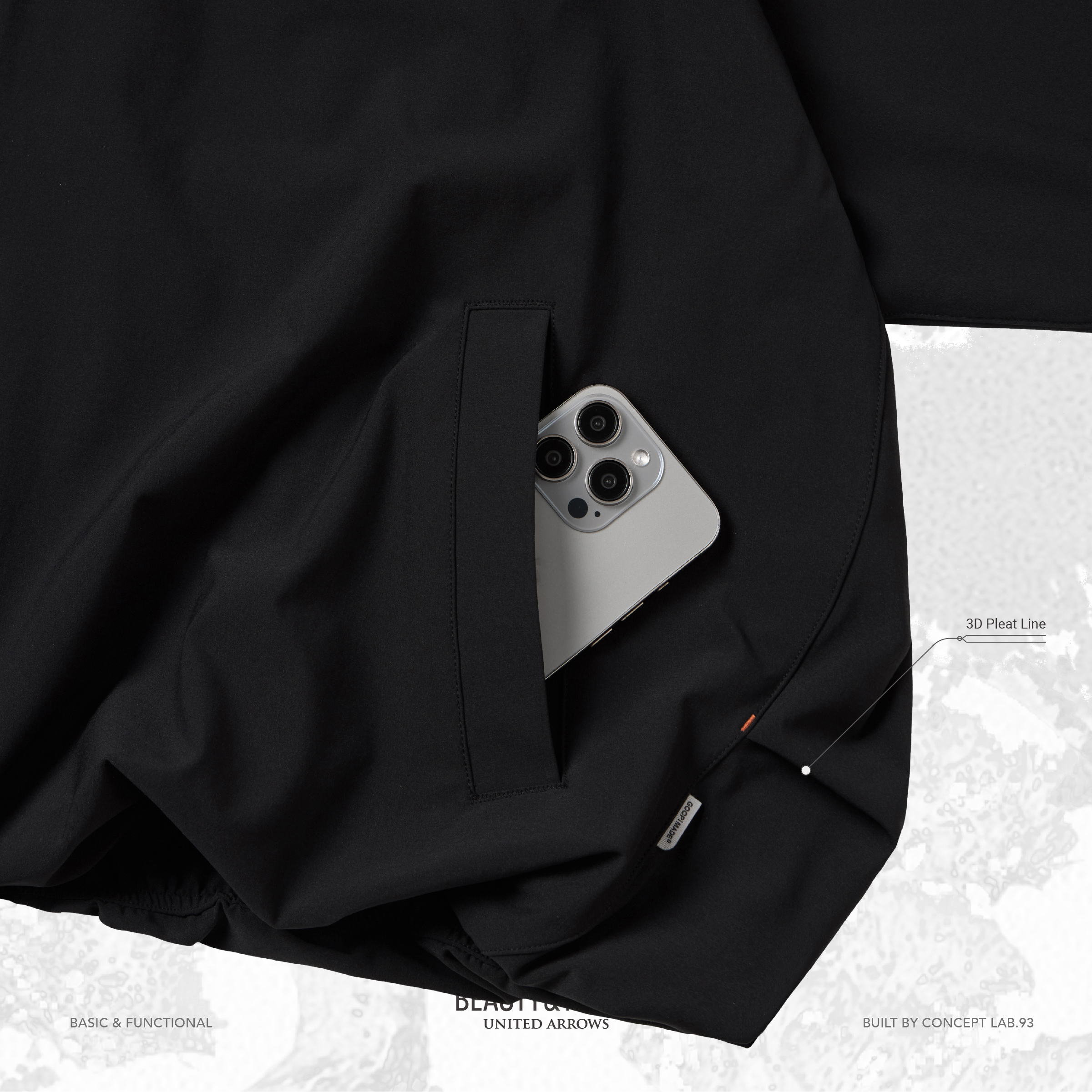 BY-01J” 3D-Tailored Utility Jacket by GOOPiMADE