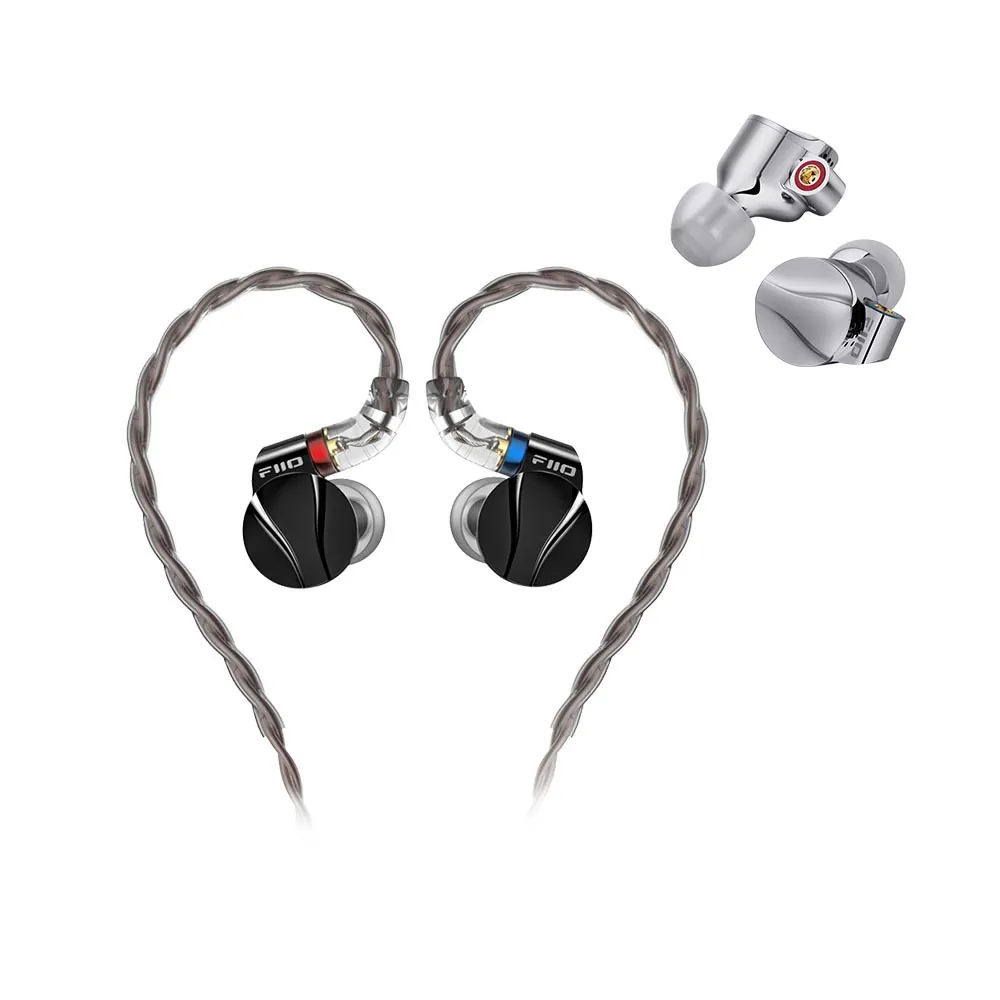 FiiO FD15 鋁鎂合金球頂振膜單動圈可換線耳機