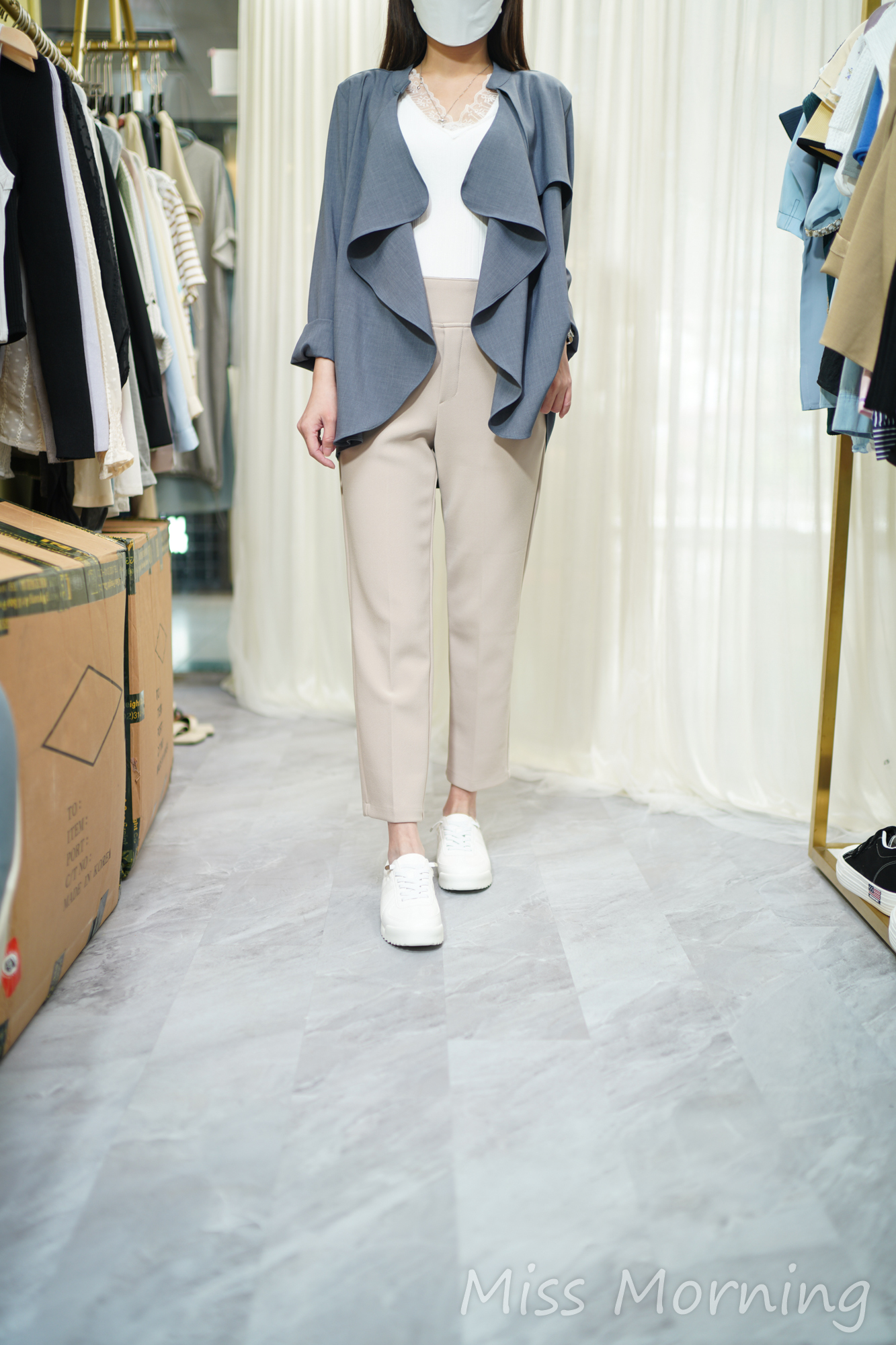 多層次靚料外套(14096)