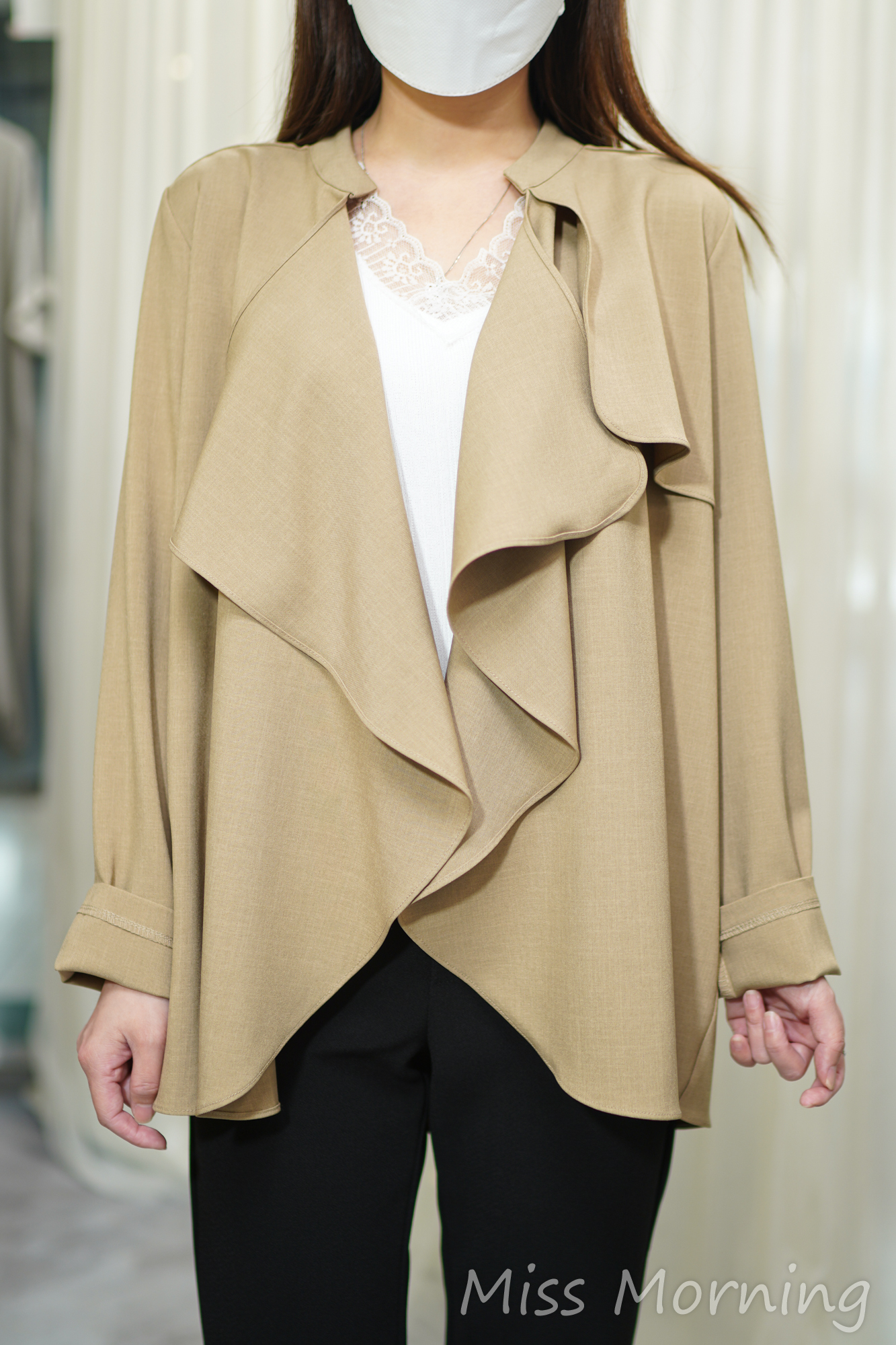 多層次靚料外套(14096)