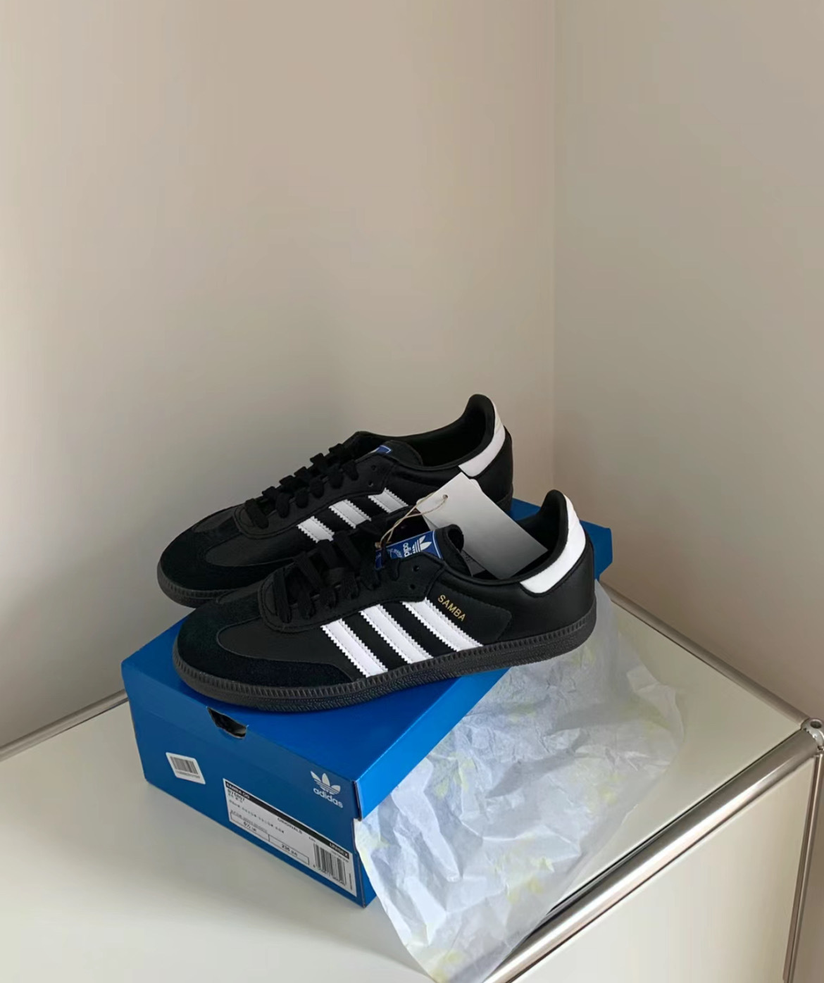 【逢甲FUZZY】Adidas Originals Samba OG 黑白 黑色 麂皮 桑巴鞋 德訓鞋 B75807