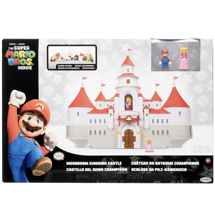 美國 Super Mario Bros 城堡玩具套裝