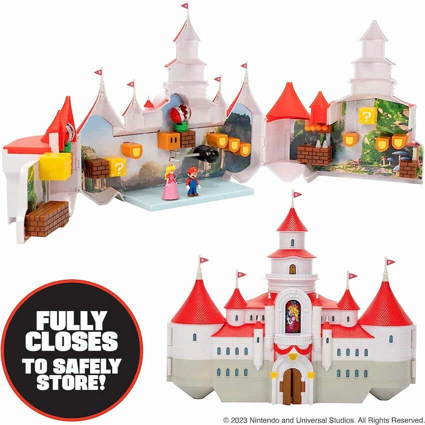 美國 Super Mario Bros 城堡玩具套裝