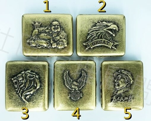 【煙盒】經典復古 青銅浮雕 金屬 煙盒 約20支裝 外出便攜 精美禮盒 送禮自用