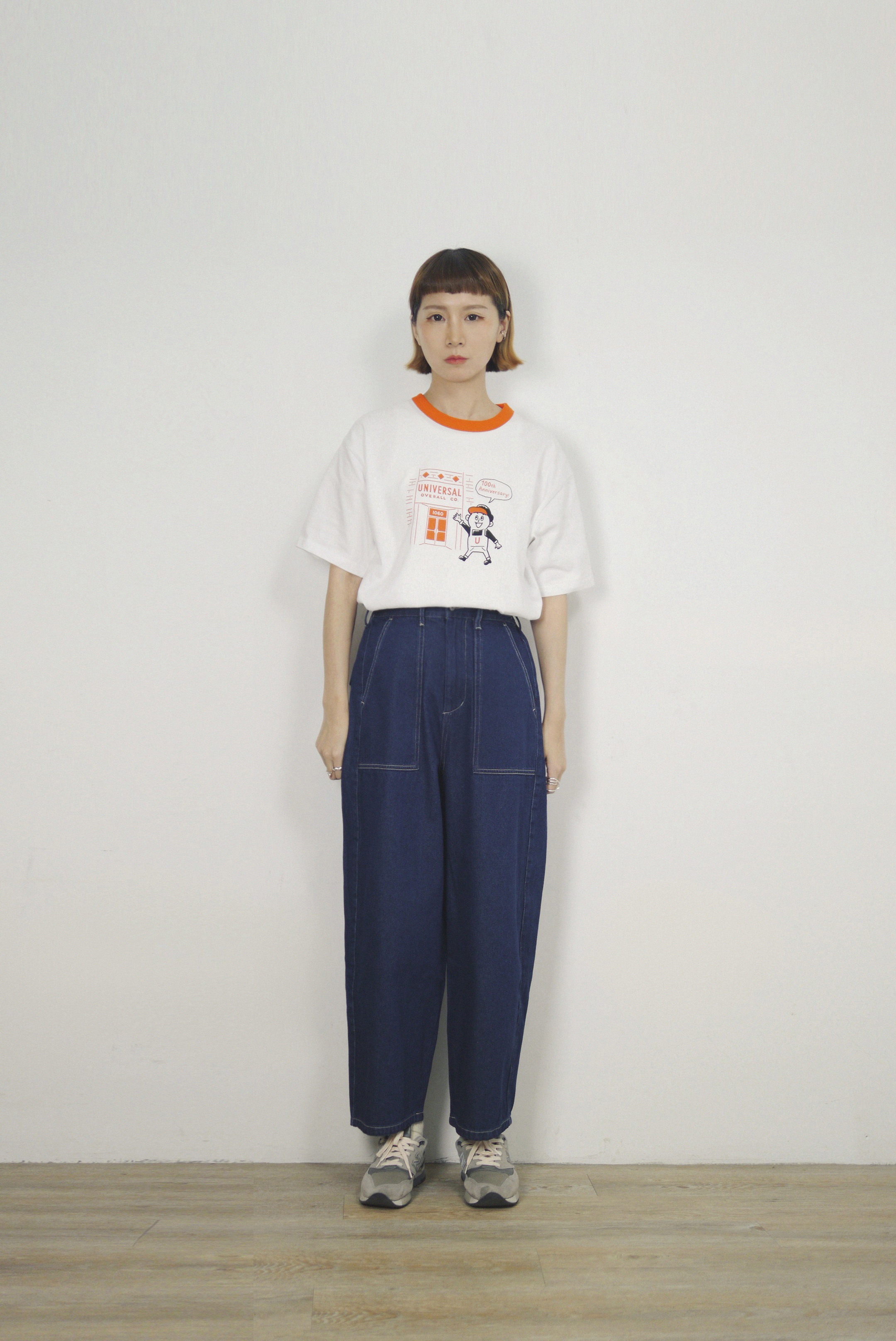 UNIVERSAL OVERALL WINDY JR. Ringer Tee ‹ 100th Anniversary ›