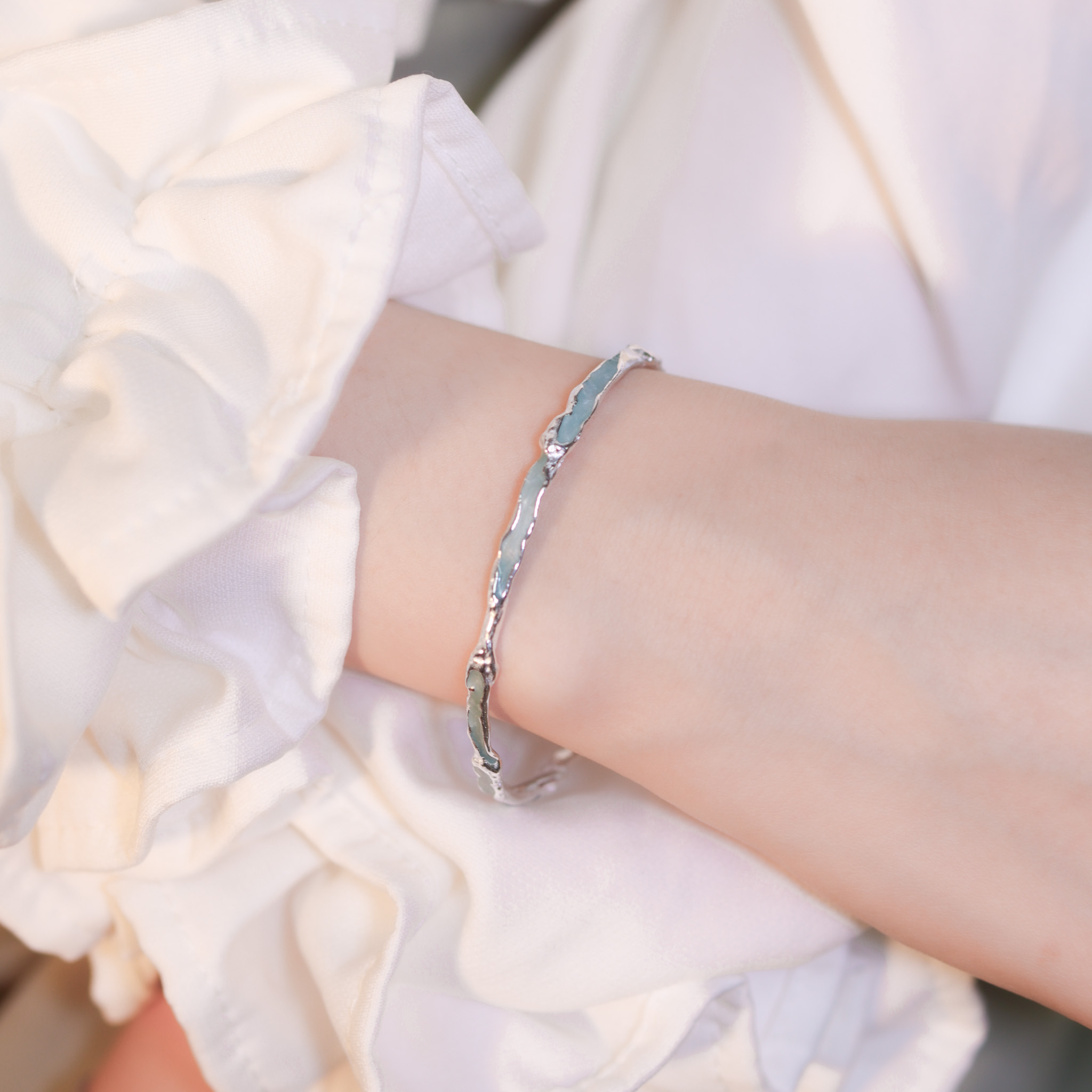 | 925純銀丨沁夢星意手鐲  | BR1144 |