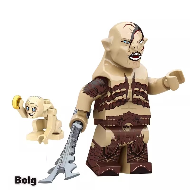 Bolg Lord of the Rings Custom Minifigures Minifigs Fit Lego TV5070
